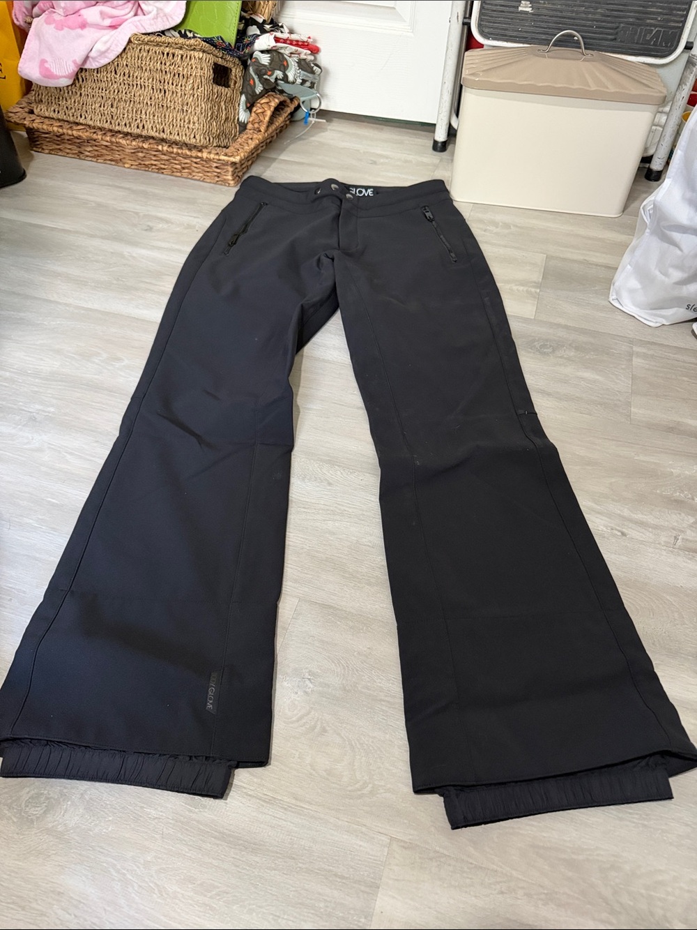 Body Glove Black Ski Pants - Water-Resistant Winter Trousers size 10